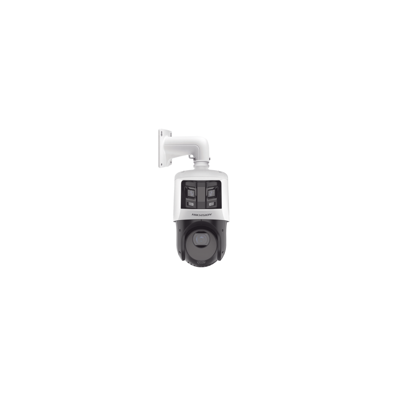[TandemVu] PTZ IP 4 Megapixel con Cámara Panoramica 6 Megapixel / 25X Zoom / 100 mts IR / IP66  / WDR / PoE+ / Entrada-Salida...