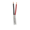 Bobina de Cable 305 Metros (1000 Pies) / Alambre de Cobre 2 x 16 AWG / Color Blanco / CMR / Para Sistemas de Seguridad y Alarmas