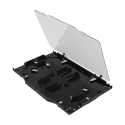 Charola de Empalme para Fibra Óptica, Protección para 24 Empalmes de Fusión o Mecánicos, Compatible con Distribuidor LPODF8024