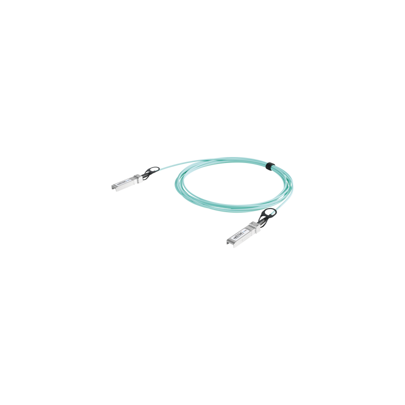 Cable AOC SFP+ de 1&10 Gbps a 1&10 Gbps / Cable de fibra óptica Activo / Longitud: 5 metros