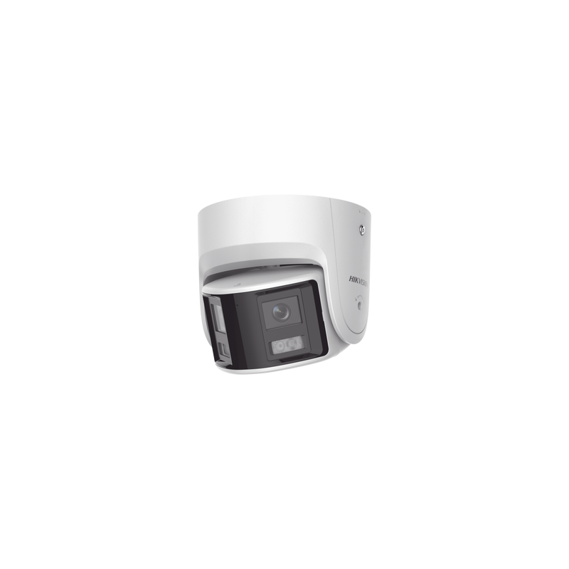 [FlexVu] [PROTECCIÓN ACTIVA] Turret IP Panorámica 4 Megapíxel / 2 Lentes 2.8 mm (180°) / Imagen a Color 24/7 (ColorVu) / PoE ...