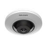 Mini Fisheye IP 5 Megapixel / Panorámica 180° - 360° / 8 mts IR / Interior / PoE / HEOP / ACUSENSE / Detección Facial / Micro...