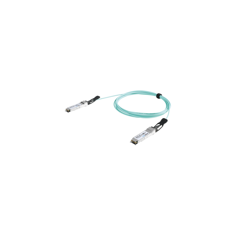Cable AOC QSFP+ de 40 Gbps a 40 Gbps / Cable de fibra óptica Activo / Longitud: 2 metros