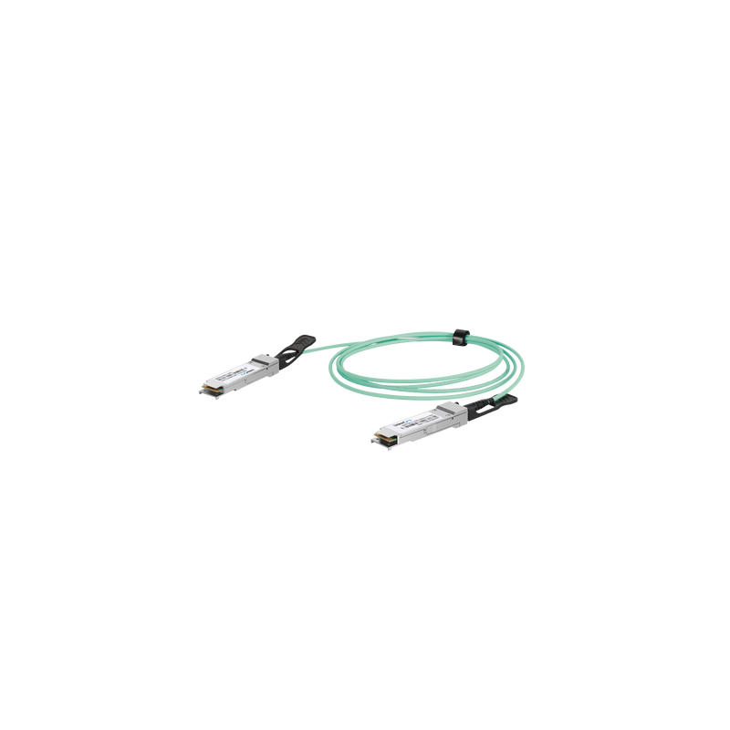Cable AOC QSFP28 de 100 Gbps a 100 Gbps / Cable de fibra óptica Activo / Longitud: 2 metros