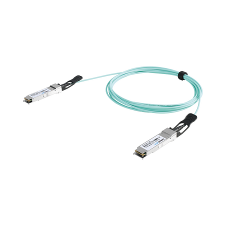 Cable AOC QSFP+ de 40 Gbps a 40 Gbps / Cable de fibra óptica Activo / Longitud: 1 metro