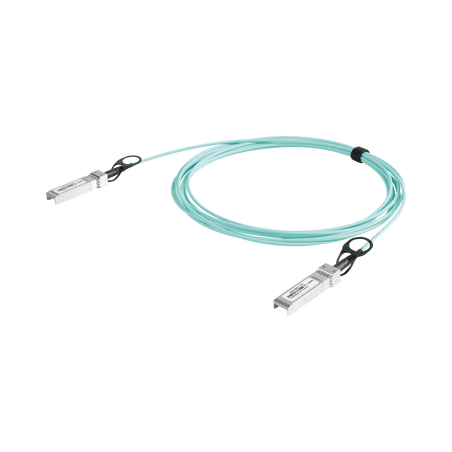 Cable AOC SFP+ de 1&10 Gbps a 1&10 Gbps / Cable de fibra óptica Activo / Longitud: 15 metros
