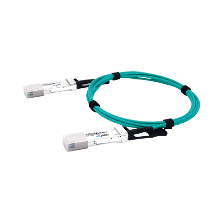 Cable AOC QSFP56 de 200 Gbps a 200 Gbps / Cable de fibra óptica Activo / Longitud: 1 metro