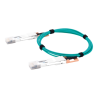 Cable AOC QSFP-DD de 400 Gbps a 400 Gbps / Cable de fibra óptica Activo / Longitud: 2 metros