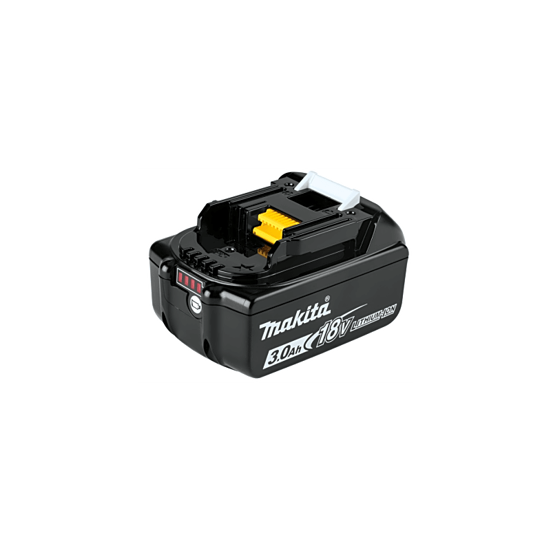 Batería LXT Litio-Ion de 18V 3 Ah, con led indicador de nivel de carga.