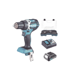 Rotomartillo/Taladro Inalámbrico (1/2") de 1,900 RPM, 18Vcc, Incluye 1 Batería BL1815N de 1.5Ah, 1 Cargador Modelo  DC18SD y ...