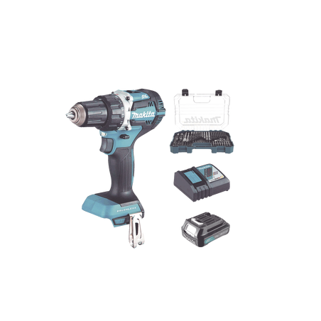 Rotomartillo/Taladro Inalámbrico (1/2") de 1,900 RPM, 18Vcc, Incluye 1 Batería BL1815N de 1.5Ah, 1 Cargador Modelo  DC18SD y ...