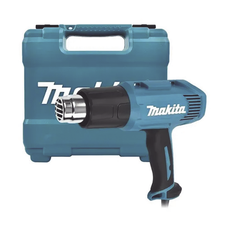 Pistola de Calor de Temperatura Variable de 2 Niveles, Temperatura: 400/550°C de 1600W  (Incluye Maletín).