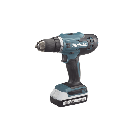 Taladro Inalámbrico SIN CARBONES, Broquero de 1/2", 1,700 RPM, 18VâŽ“, Torque: 40 N.m C/2 Bat. (1.5Ah) y Cargador.