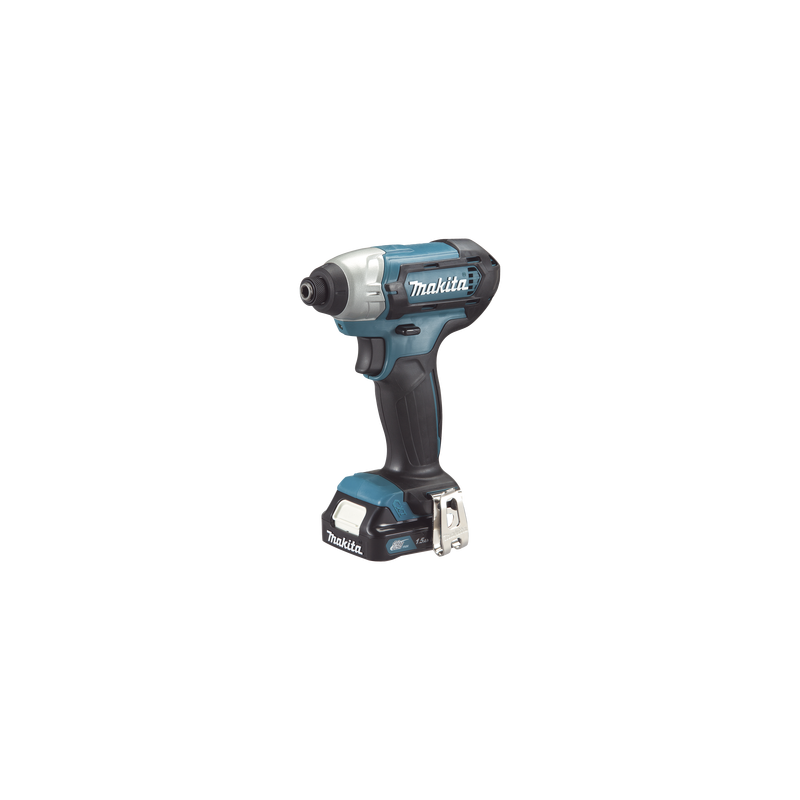 Atornillador de Impacto, entrada hexagonal de ¼”.  2 baterías de 12v de 1.5 amperes y cargador.