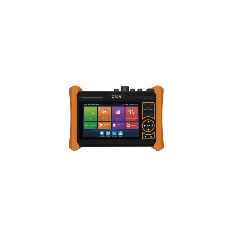 Tester Profesional OTDR y Video | Fibra Óptica | Cámaras IP | Cableado y Redes| Pantalla 5.4" Táctil | Soporta 4K/8K | HDMI/V...