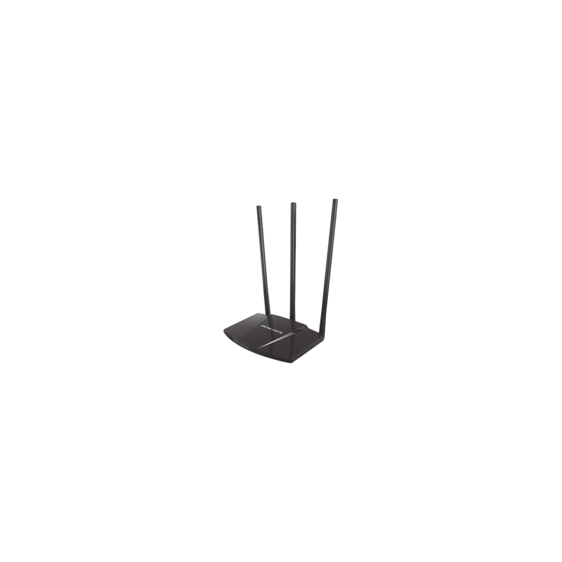 Router N de alta potencia 300 Mbps / 1 Puerto WAN 10/100 / 3 Puertos LAN 10/100 / Chip PA (potencia transmisión 2x) / 3 Anten...