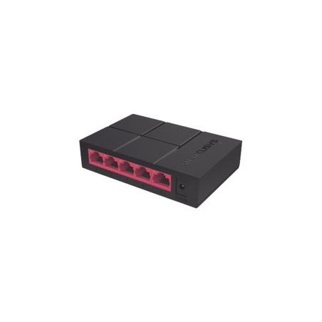 Switch NO Administrable / Para escritorio / Carcasa de Plástico / 5 puertos 10/100/1000 Mbps / Diseño Compacto / Plug and Play