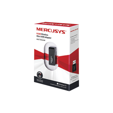 Adaptador Inalámbrico N / 300 Mbps 2.4 GHz / 2 antenas Internas / Diseño Portátil / Más comodo