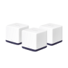 KIT de Sistema Inalámbrico H50G Mesh / Doble banda 2.4GHz y 5GHz AC 1900Mbps / 3 Puertos 10/100/1000 Mbps / Control vía App /...