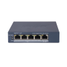 Switch Gigabit PoE+ / Monitoreable / 4 Puertos 1000 Mbps PoE+ / 1 Puerto 1000 Mbps Uplink / Configuración Nube Hik-PartnerPro...