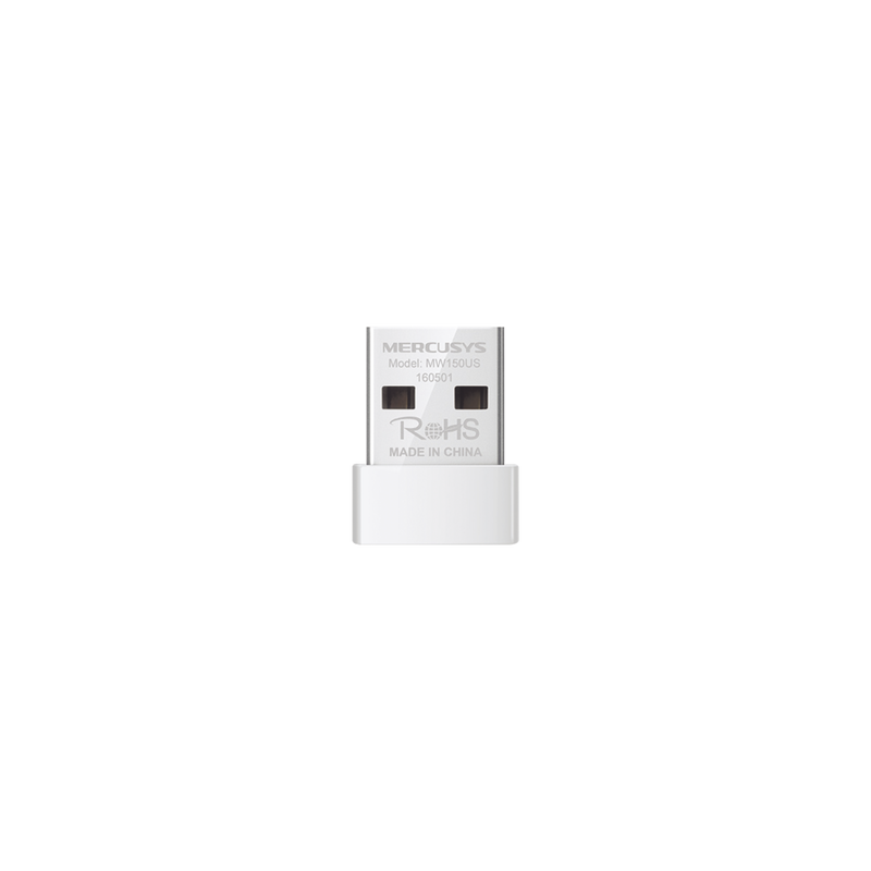 Adaptador Inalámbrico N / 150 Mbps 2.4 GHz / 1 antenas Internas / Diseño Portátil / Más Pequeño y Comodo