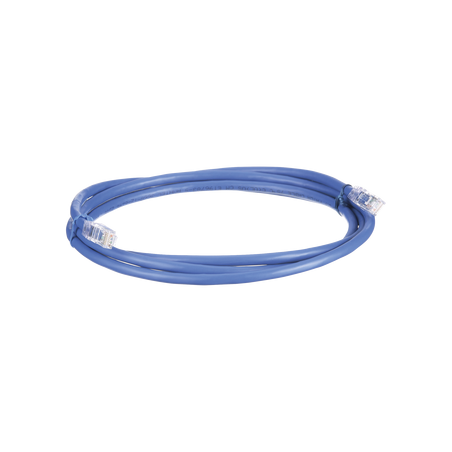 Cable de Parcheo UTP, Cat6A, 24 AWG, CM, Color Azul, 2.13 Metros (7 Pies)