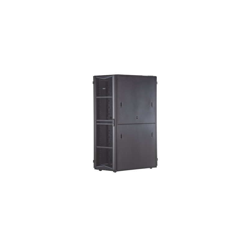 Gabinete FlexFusion para Centros de Datos, 42 UR, 600 mm de Ancho, 1070 mm de Profundidad, Fabricado en Acero, Color Negro