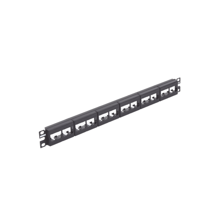 Panel de Parcheo Modular Mini-Com (Sin Conectores), Plano, Sin Blindaje, de 24 Puertos, 1UR