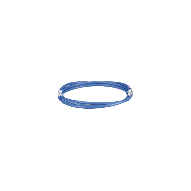 Cable de Parcheo UTP, Cat6A, 24 AWG, CM, Color Azul, 0.91 Metros (3 Pies)