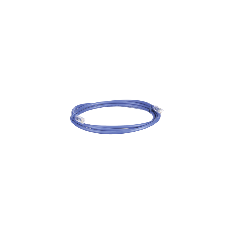 Cable de Parcheo UTP, Cat6A, 24 AWG, CM, Color Azul, 1.52 Metros (5 Pies)