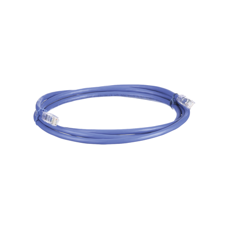 Cable de Parcheo UTP, Cat6A, 24 AWG, CM, Color Azul, 1.52 Metros (5 Pies)