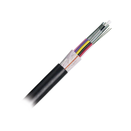 Cable de Fibra Óptica 6 Hilos, OSP (Planta Externa), No Armada (Dieléctrica), MDPE (Polietileno de Media Densidad), Multimodo...