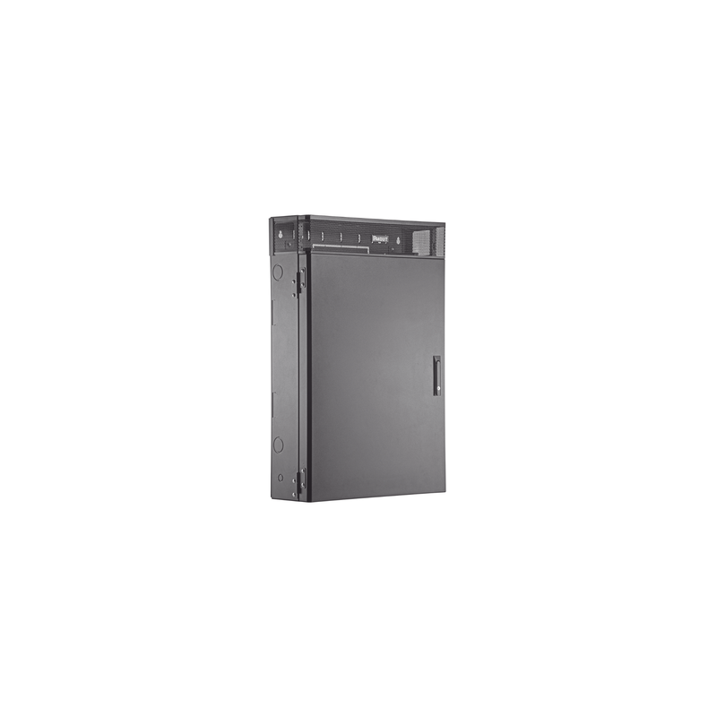 Gabinete de Montaje en Pared TrueEdge™, Con 3 UR para Equipo Activo y 3 UR para Paneles de Parcheo, Fabricado en Acero, Color...