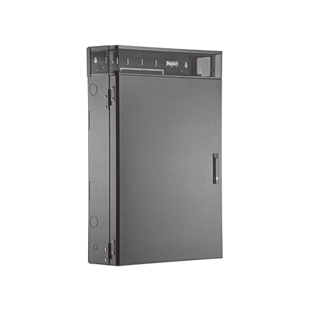 Gabinete de Montaje en Pared TrueEdge™, Con 3 UR para Equipo Activo y 3 UR para Paneles de Parcheo, Fabricado en Acero, Color...