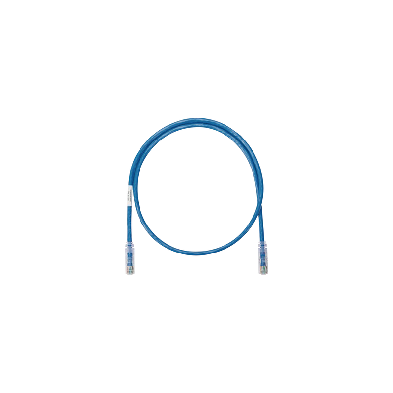 Cable de Parcheo UTP Categoría 6, con Plug Modular en Cada Extremo - 1 Metro (3.28 Pies) - Azul