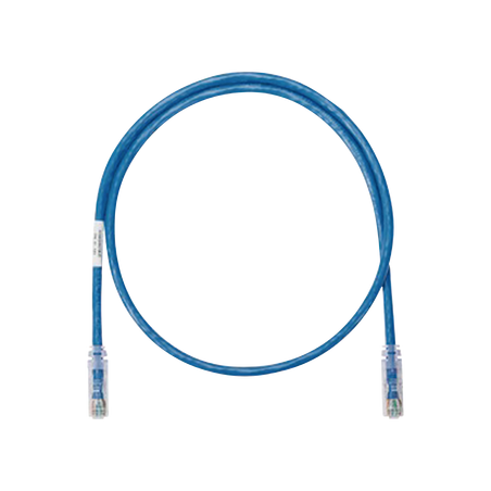 Cable de Parcheo UTP Categoría 6, con Plug Modular en Cada Extremo - 1 Metro (3.28 Pies) - Azul