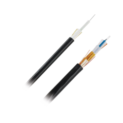 Cable de Fibra Óptica de 6 Hilos, Multimodo OM4 50/125 Optimizada, Interior/Exterior, Loose Tube 250um, No Conductiva (Dieléc...