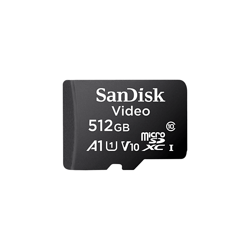 Memoria microSD SanDisk 512GB / Alta Resistencia / Videovigilancia / Clase 10