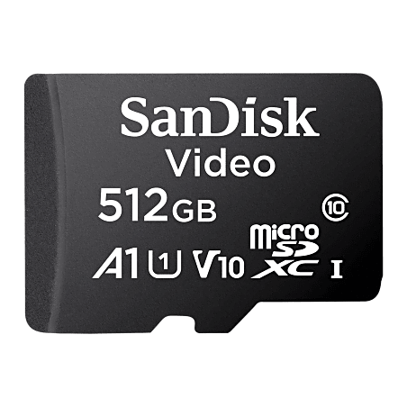 Memoria microSD SanDisk 512GB / Alta Resistencia / Videovigilancia / Clase 10