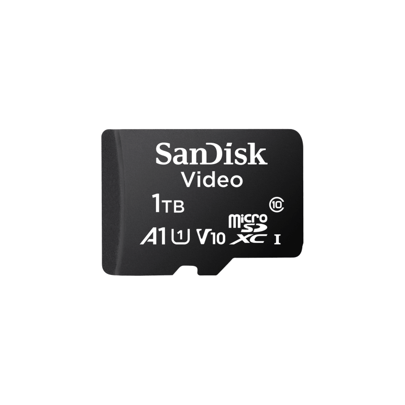 Memoria microSD SanDisk 1TB (1024GB) / Alta Resistencia / Videovigilancia / Clase 10