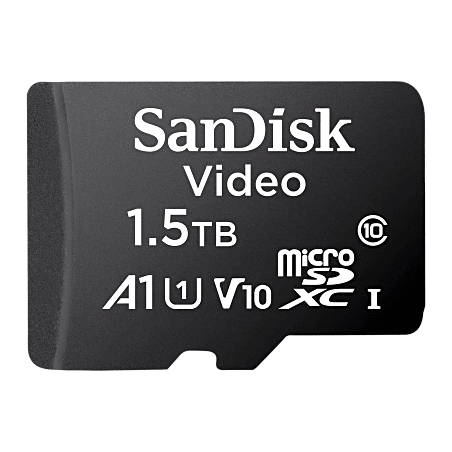 Memoria microSD SanDisk 1.5TB (1500 GB) / Alta Resistencia / Videovigilancia / Clase 10