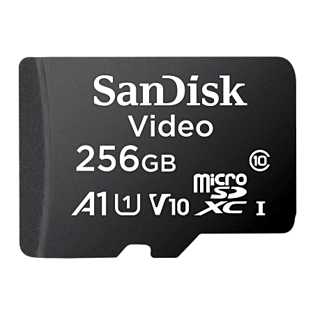 Memoria microSD SanDisk 256GB / Alta Resistencia / Videovigilancia / Clase 10