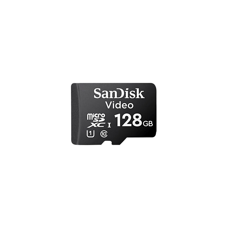 Memoria microSD SanDisk 128GB / Alta Resistencia / Videovigilancia / Clase 10