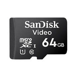 Sandisk Video Ultra SDXC UHS-I/Class 10 MSD SDSDQAS4-064G-BP