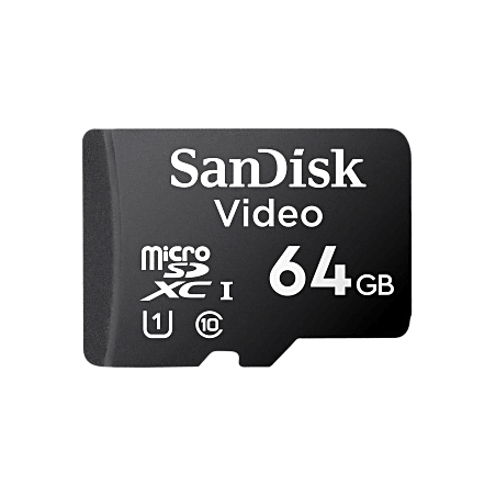 Sandisk Video Ultra SDXC UHS-I/Class 10 MSD SDSDQAS4-064G-BP
