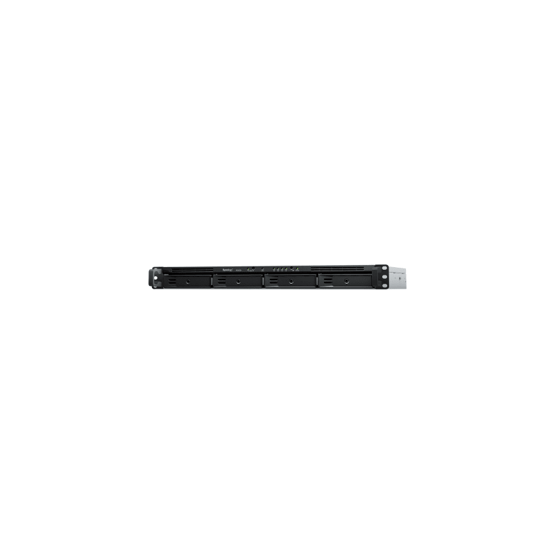 NAS RackStation RS422+ | 4 Bahías | 1U | AMD Ryzen R1600 | 2 GB DDR4 ECC | 570 MB/s Lectura | 530 MB/s Escritura | Puertos Du...