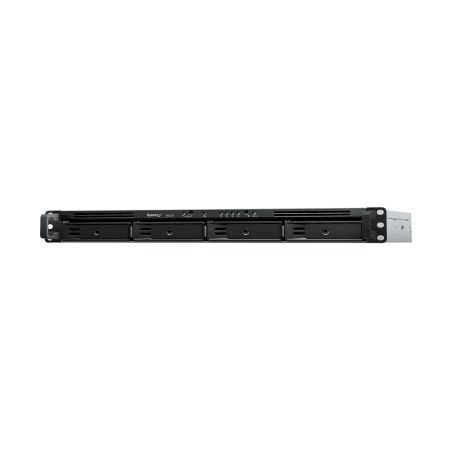 NAS RackStation RS422+ | 4 Bahías | 1U | AMD Ryzen R1600 | 2 GB DDR4 ECC | 570 MB/s Lectura | 530 MB/s Escritura | Puertos Du...