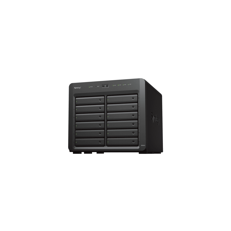 NAS Synology DiskStation DS2422+ | 12 Bahías | Expandible a 24 Bahías | Procesador AMD Ryzen Quad-Core | Hasta 32 GB DDR4 ECC...