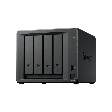 NAS DiskStation DS925+ | 4 Bahías | Expandible a 9 Bahías | 2 Puertos 2.5GbE | 2 Ranuras M.2 NVMe | AMD Ryzen V1500B | 4 GB D...