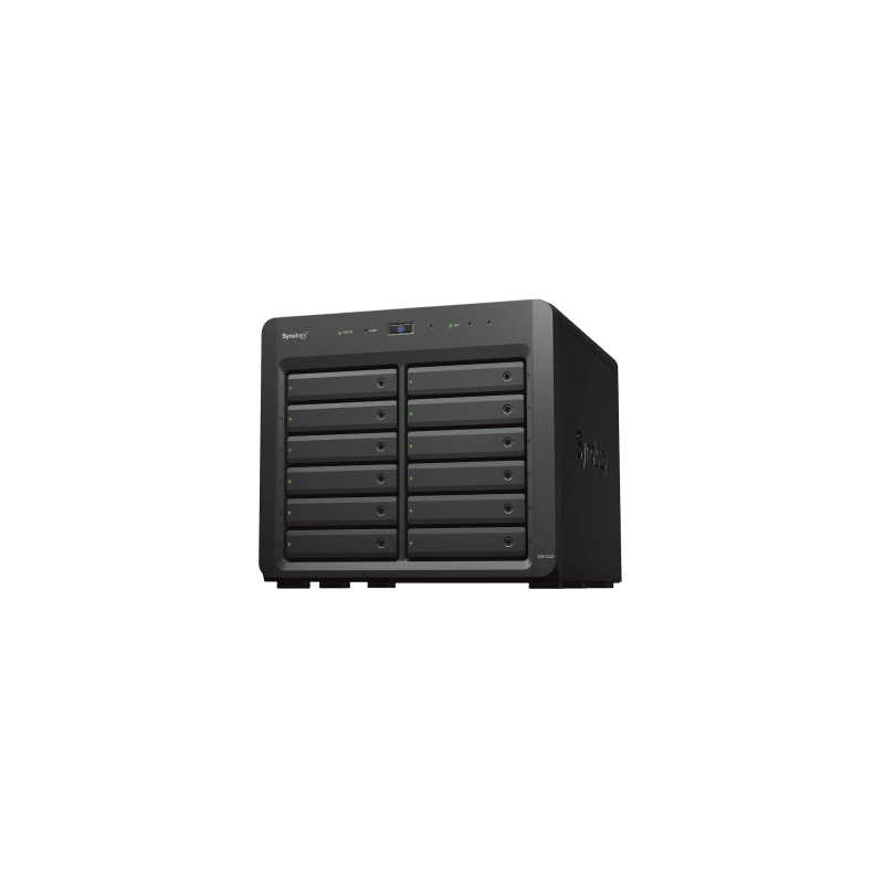 Unidad de Expansión Synology DX1222 | 12 Bahías para HDD/SSD SATA 3.5" o 2.5" | Intercambio en Caliente | Puerto Mini-SAS HD ...